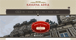 Desktop Screenshot of caffeadria.cz